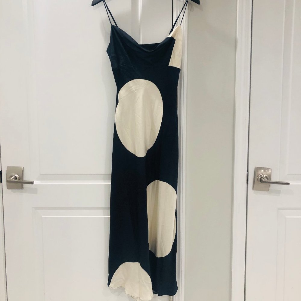 SOLD  C/MEO Collective SECTIONAL MIDI DRESS